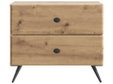 Bedside Cabinet Artisan Oak 43 x 34.5 x 47.5 cm Engineered Wood 895463