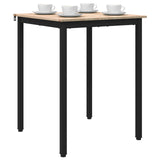 Dining Table Natural 60 x 60 x 75 cm Solid Pine Wood 892779