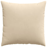 Sofa Pillows 2 pcs Cream 80 x 80 cm Fabric 42014073