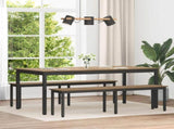 Bench Artisian Oak 160 x 35 x 45 cm Engineered Wood 892607