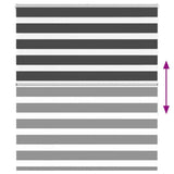 Zebra Blind Black 130x150 cm Fabric Width 125.9 cm Polyester 4014241