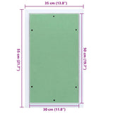 Access Panel Green and Silver 35 x 55 cm 4018459