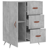 Sideboard Concrete Grey 69.5x34x90 cm Engineered Wood 827888
