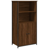 Highboard Brown Oak 62x36x121.5 cm Engineered Wood 834214