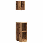 ZNTS Garage Cabinets 2 pcs Old Wood Engineered Wood 3328267