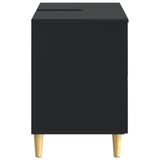 Bathroom Sink Cabinet ARNHEM Black 82 x 41x 59 cm 896576
