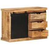 Sideboard 80x30x55 cm Solid Rough Wood Mango 355844