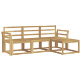 Outdoor Sofa Set 4 pcs White 194 x 122.5 x 73 cm 3387453