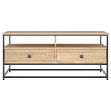 Coffee Table Sonoma Oak 100x51x45 cm Engineered Wood 835285