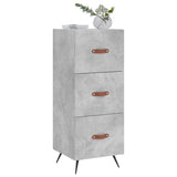 Sideboard Concrete Grey 34.5x34x90 cm Engineered Wood 828576