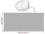 Garden Fence Double-Sided Yellow 1.8x3 m PVC 42002620