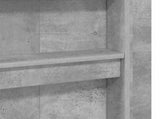 Loft Bed Frame with Desk Concrete Grey 100 x 200 cm 3410462