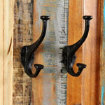 ZNTS Coat Racks 2 pcs Solid Reclaimed Wood 38x100 cm 244588