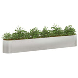 Raised Garden Bed Stainless Steel 280 x 40x 40 cm 8011702