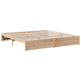 Bookcase Bed without Mattress 180x200 cm Solid Wood Pine 3324346