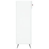 Shoe Cabinet High Gloss White 60x35x105 cm Engineered Wood 829582