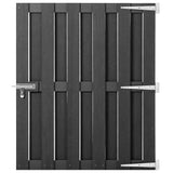 Garden Gate WPC 100x112 cm Grey 318103