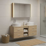 Bathroom Furniture Set 4 pcs Sonoma Oak 3406905