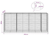 Gabion with 5 mm Wire and 10x10 cm Mesh 350x100x200 cm 3465361