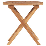 Outdoor Table Natural teak Solid teak wood Compact Foldable 48976