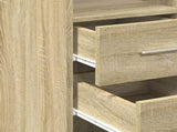 Highboard Sonoma Oak 50x42.5x185 cm Engineered Wood 3281457