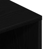 TV Cabinet Black Oak 120x40x40 cm Engineered Wood 862391