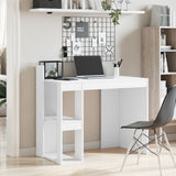 Office Desk White 103.5x56.5x94 cm Engineered Wood 847975