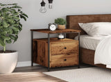 Bedside Cabinet Old Wood 44x45x60 cm Engineered Wood 857254