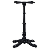 Bistro Table Leg Black 52x52x72 cm Cast Iron 325433
