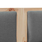 Headboard Other Brown 120 cm Solid pine wood 878965