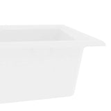Kitchen Sink White 79 x 50 x 31 cm Quartz and Resin 147056