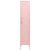 Locker Cabinet Pink 35x46x180 cm Steel 336256