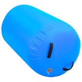Inflatable Gymnastic Roll with Pump 100x60 cm PVC Blue 92714