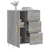 Sideboard Grey Sonoma 69.5x34x90 cm Engineered Wood 827906