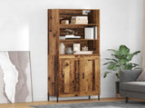 Highboard Old Wood 69.5 x 32.5 x 180 cm Engineered Wood 3415829