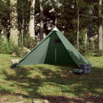 ZNTS Family Tent Tipi 7-Person Green Waterproof 94710