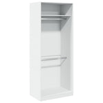 Wardrobe White 80x50x200 cm Engineered Wood 3307792