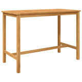 Outdoor Bar Set 5 pcs Natural Solid Teak Wood 3422501