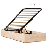 Ottoman Bed Frame Natural 80 x 200 cm Solid Pine Wood 3418729