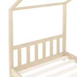 Kids Bed Frame Solid Pine Wood 70x140 cm 283364