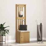 Hall Tree SANDNES 45x40x159.5 cm Solid Wood Pine 4010485