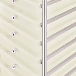 10-Drawer Mobile Storage Trolley White Plastic 320403