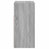 Sideboard with LED Lights Grey Sonoma 80x35x75 cm 815730
