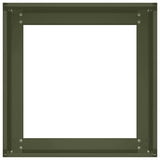 Planter Olive Green 40x40x30 cm Steel 860797