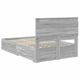 Bed Frame with Drawer with Headboard Manual Engineered Wood 3410339