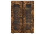 Sideboard FLORIN Smoked Oak 55.5 x 29 x 100 cm Engineered Wood 880256