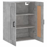 Wall Mounted Cabinet Concrete Grey 69.5x34x90 cm Engineered Wood 830384