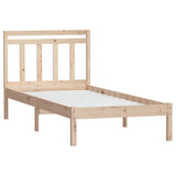 3100579 Bed Frame without Mattress Solid Wood 100x200 cm