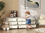 Kids Storage Unit, with Nine Drawers - Cream T3398P379054