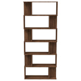 Book Cabinet/Room Divider Brown Oak 80x24x192 cm Engineered Wood 816061